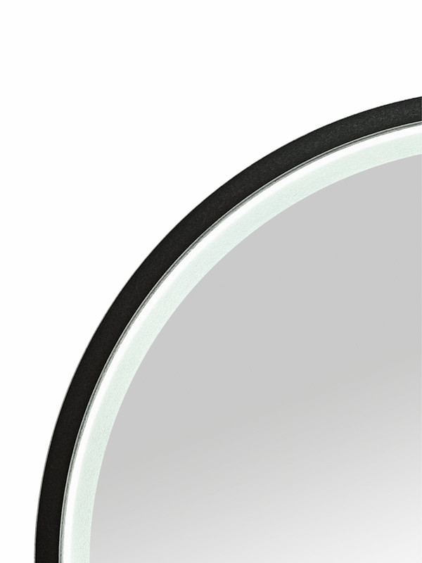 Зеркало Style  Black LED D 800