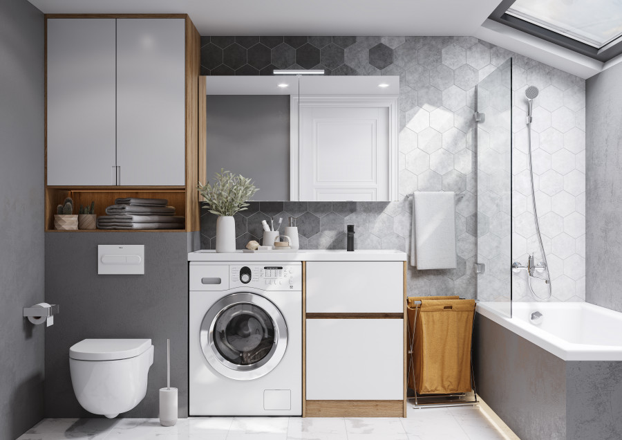 Зеркальный шкаф ЛОНДРИ 120, белый