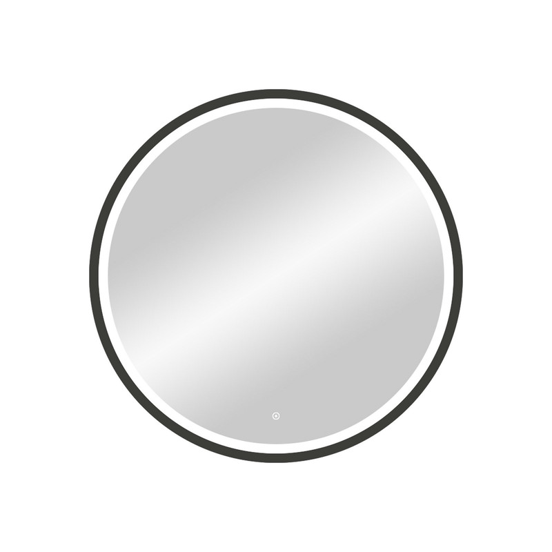 Зеркало Style  Black LED D 800