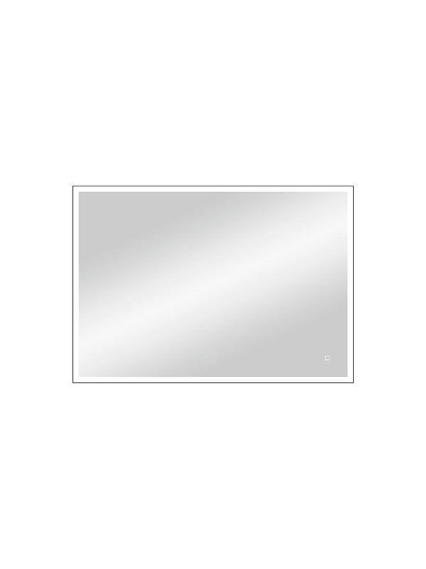 Зеркало Solid Black 900x700, реверсивное крепление