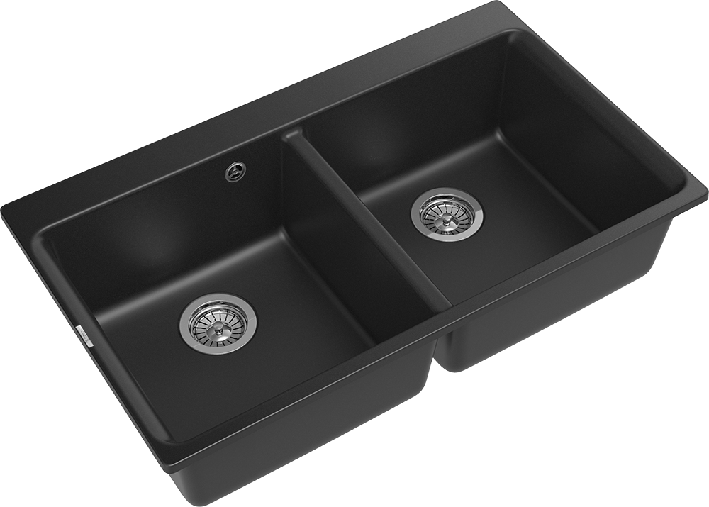 RIVELATO Мойка AXEL 90-2D  2-чаши 870*520мм antracite арт.