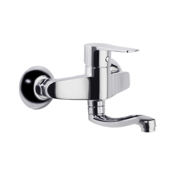 Смеситель для кухни однорычажный наружнего монтажа TITANIUM 180701CCB14