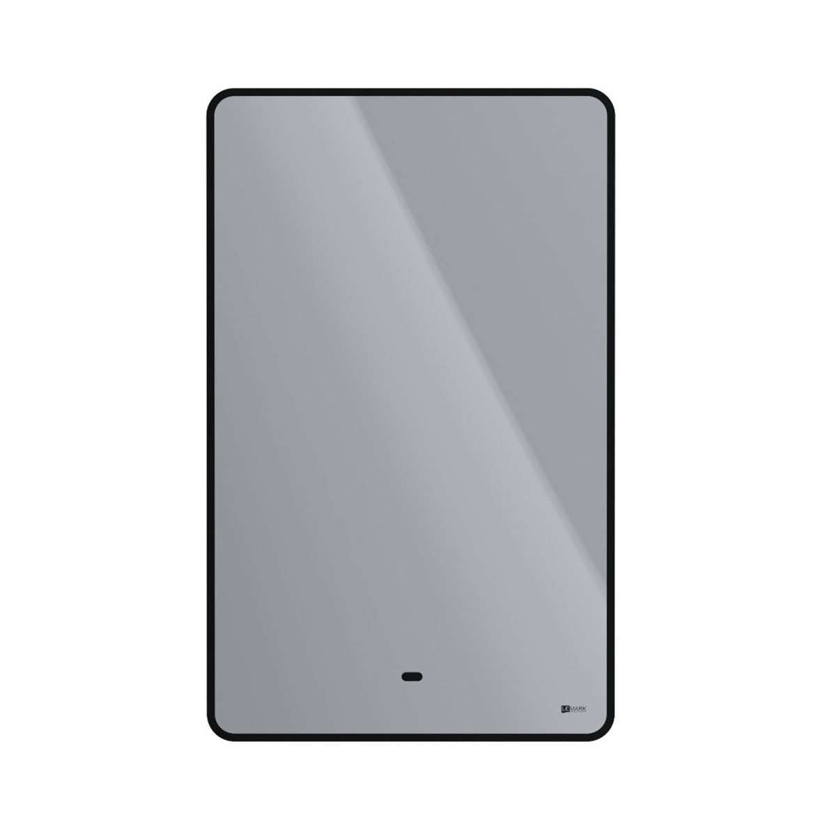 Зеркало Lemark MIOBLACK 50х80 см с интерьерной подсветкой, с подогревом