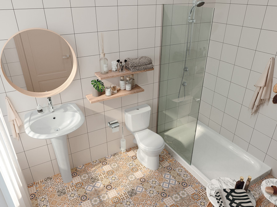 БРИЗ Умывальник 50 см., хр.кольцо, крепление, САНТЕК