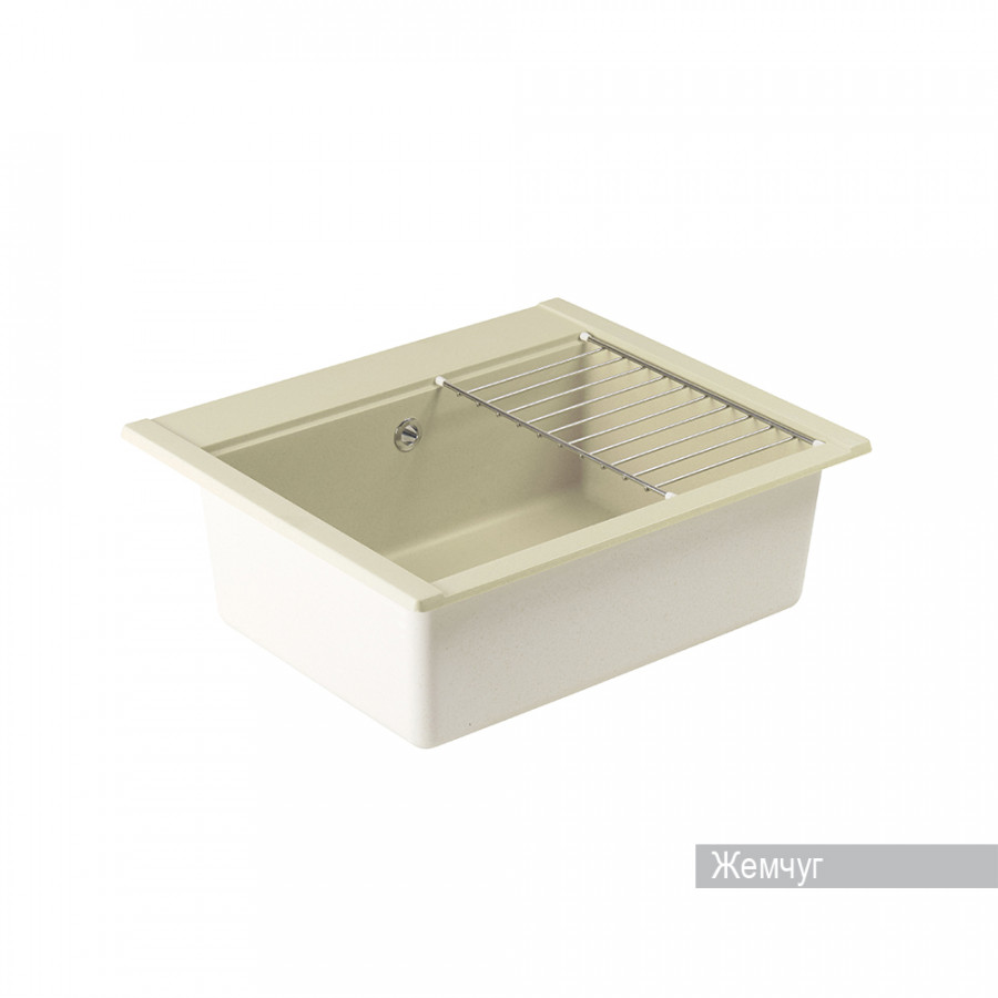 Мойка для кухни  Делия 60 602х517х218 мм, жемчуг