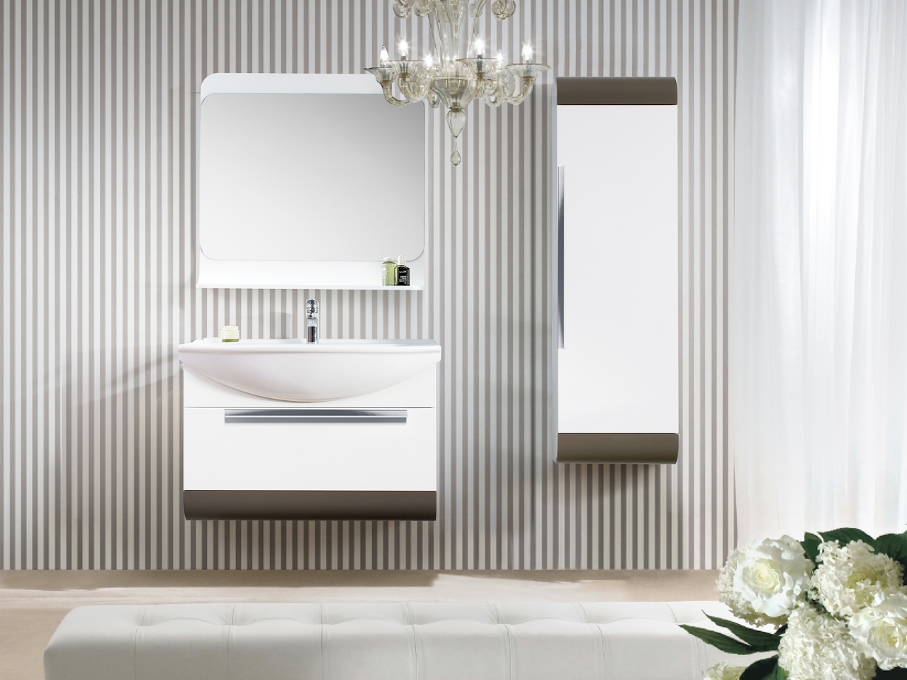 Раковина KIROVIT Стиль 850 мебельная белый (Вн Крв05) 4620008197357