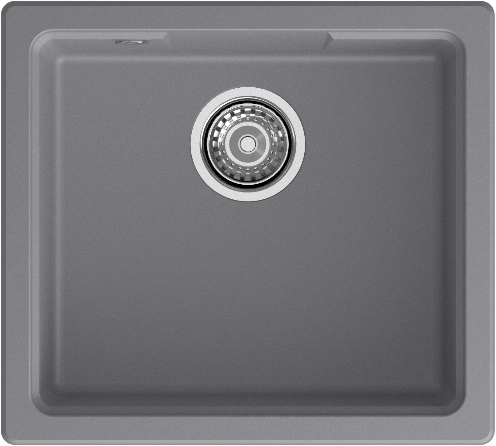 GRANFEST Мойка URBAN 4550  1-чаша 500 х 450 мм темно-серый арт.GF-UR-