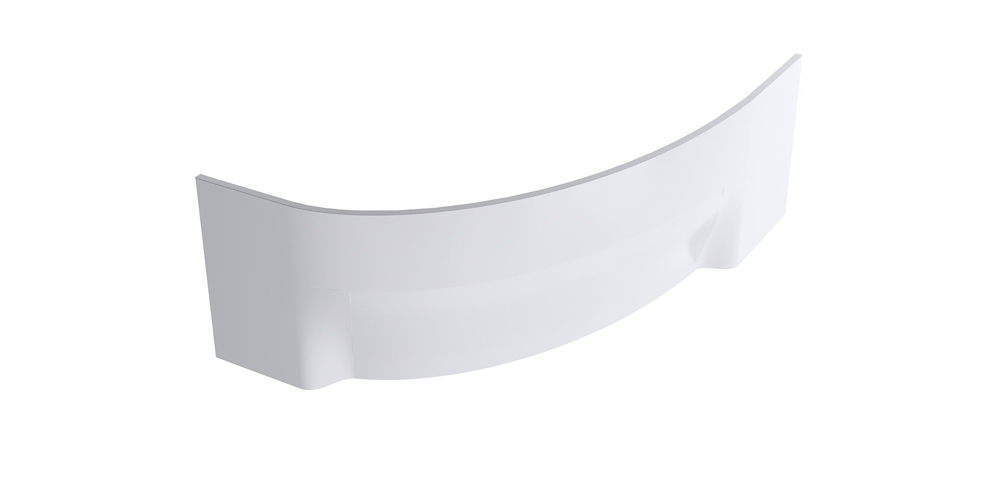 Экран для ванны фронтальный ALEX BAITLER PFL17R 2100х580 мм белый