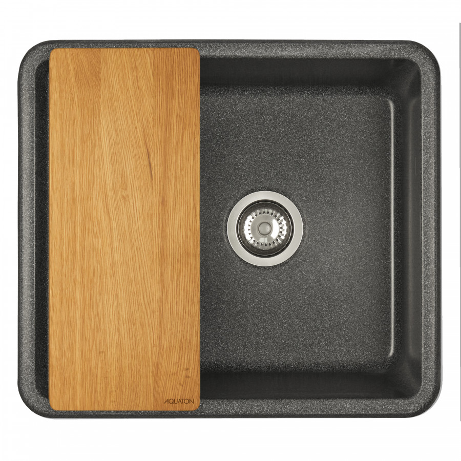 Мойка для кухни  Беллис 57 570x510x250 мм, прямоуг., графит