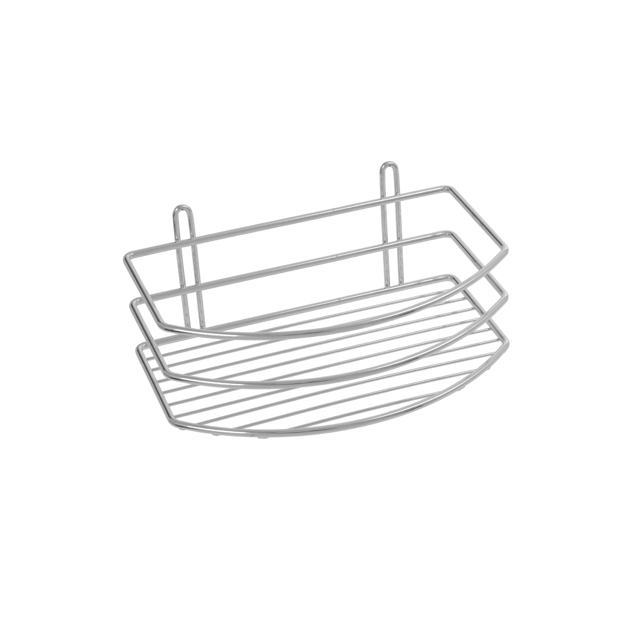 Полка овальная одноэтажная серый Fixsen FX-720-1