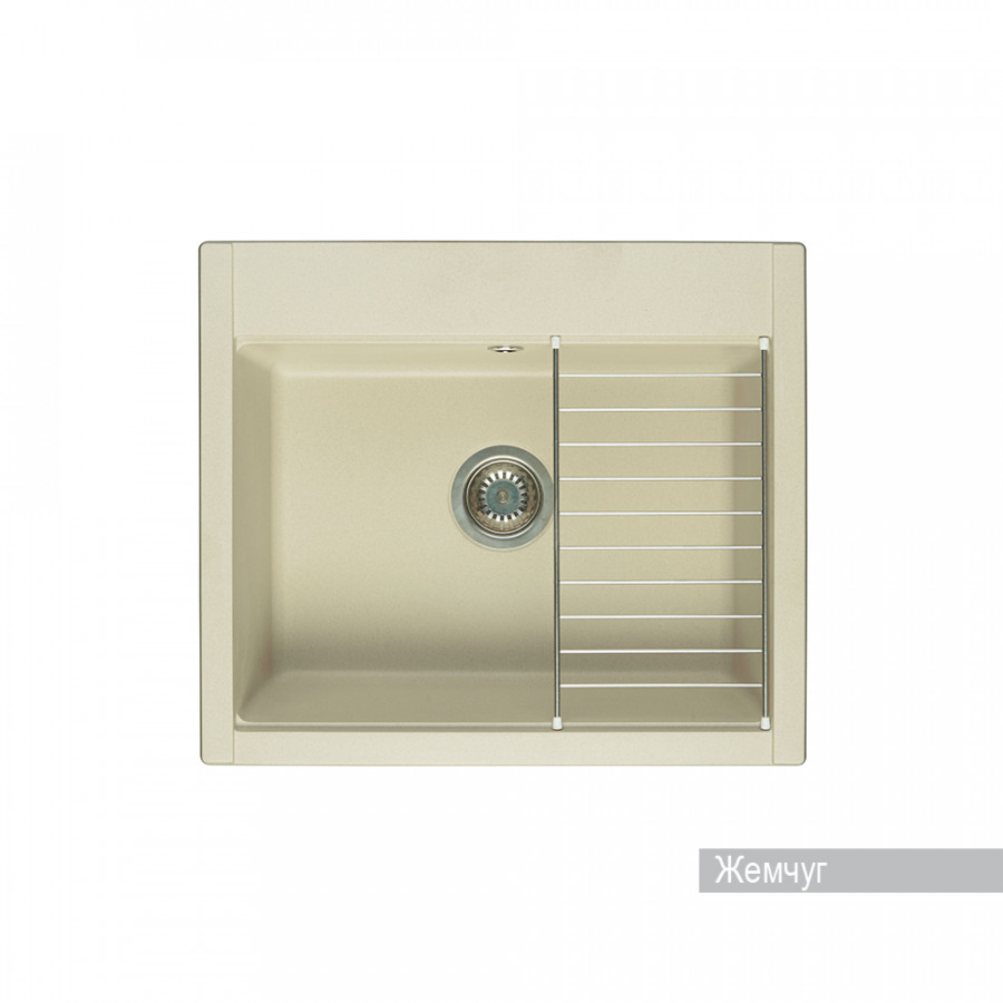 Мойка для кухни  Делия 60 602х517х218 мм, жемчуг