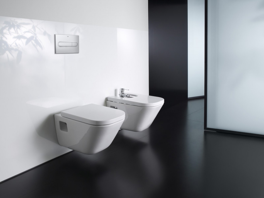 GAP Чаша подвесного унитаза, белая.  ROCA