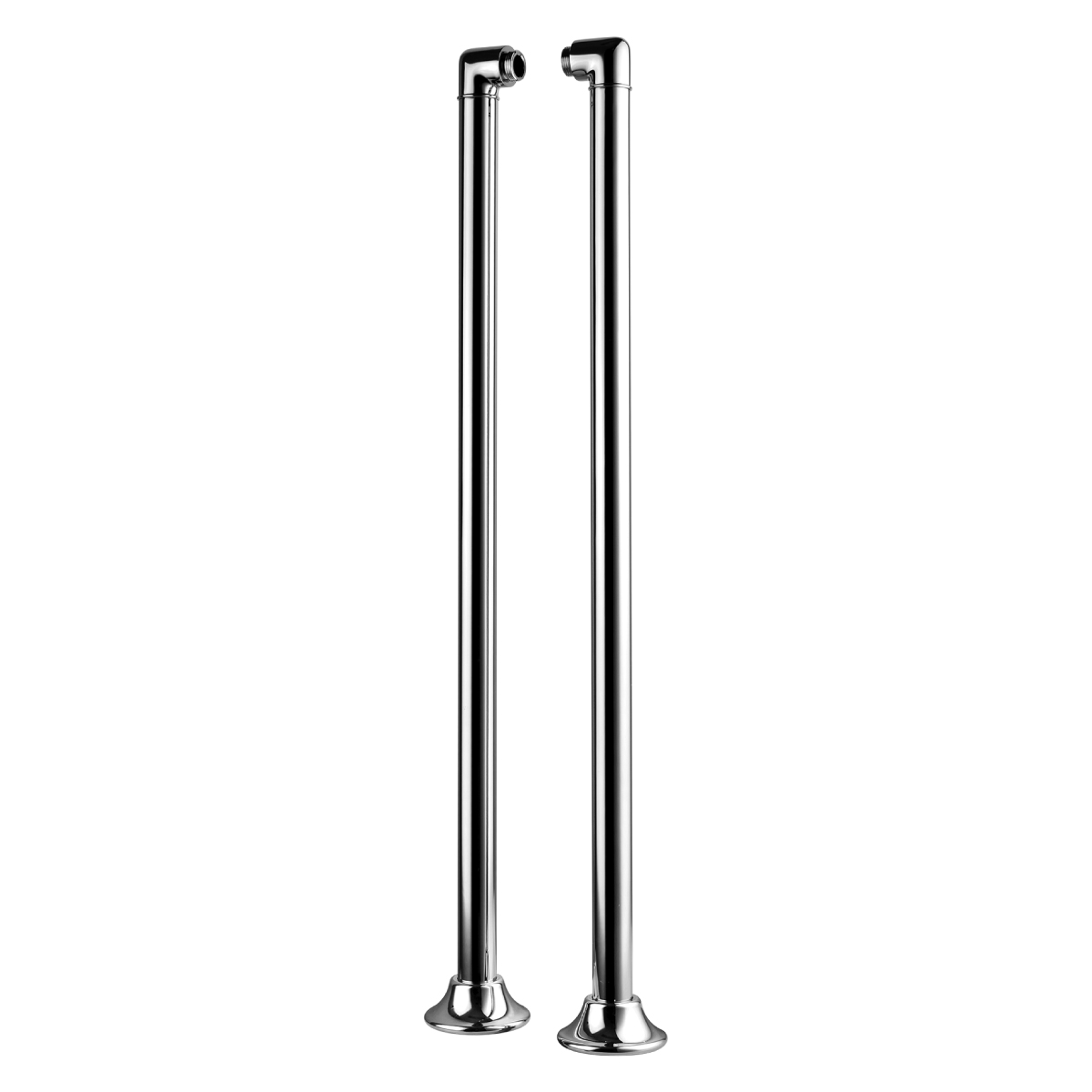 Комплект колонн 2 шт. для установки смесителя на пол ванны, хром. LEMARK