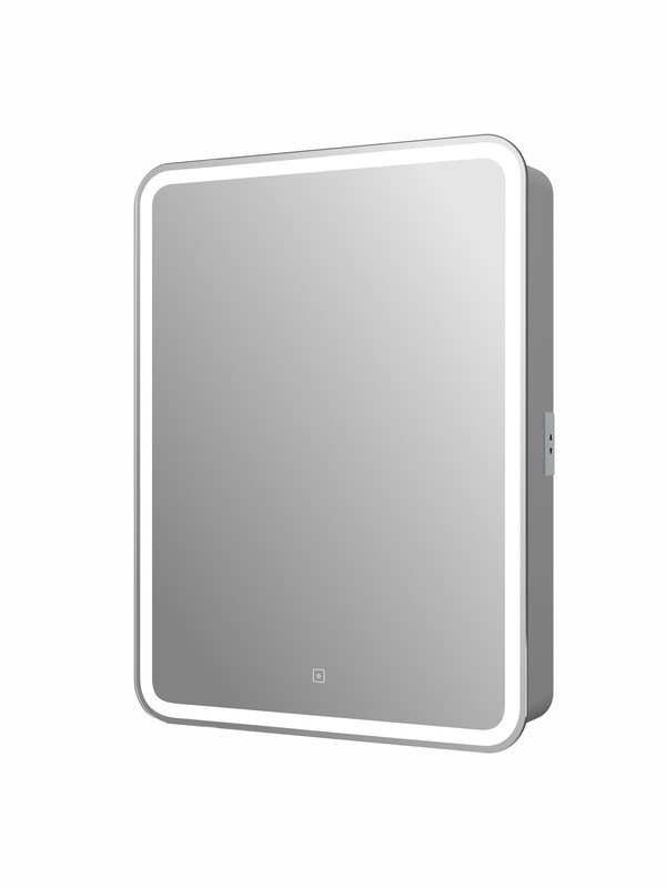 Зеркало-шкаф Elliott LED 600х800 левый с розеткой