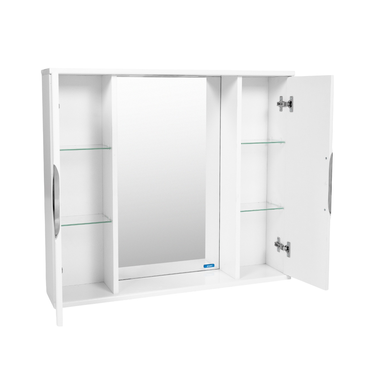 Зеркало со шкафом VIANT ЛИМА 80 подвесное белый (VLIM80-ZSH)