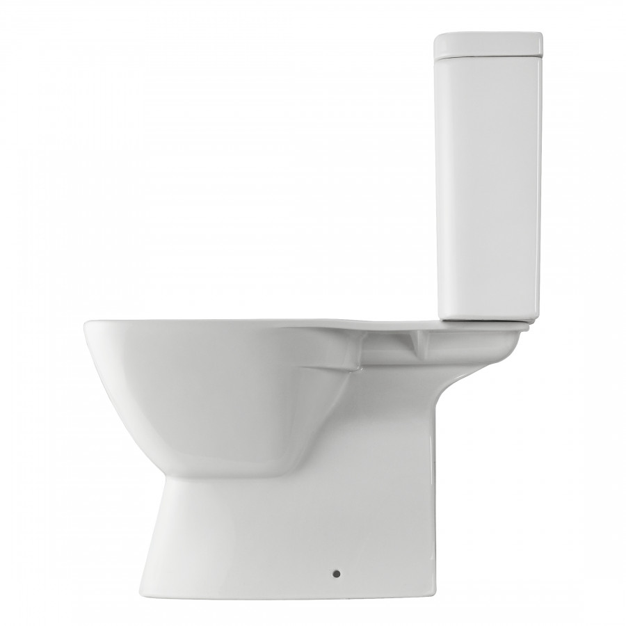 НЕО RIMLESS Унитаз-компакт безободковый, 2-х режимная арматура OLI, сиденье дюропласт Soft-close, Cl