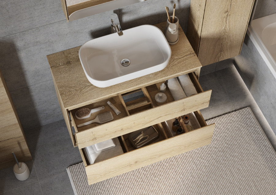 Столешница ЛИБЕРТИ 100, дуб эльвезия