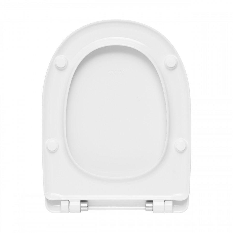 ЮНИОН Сиденье для унитаза тонкое (Softclose,clip up), САНТЕК