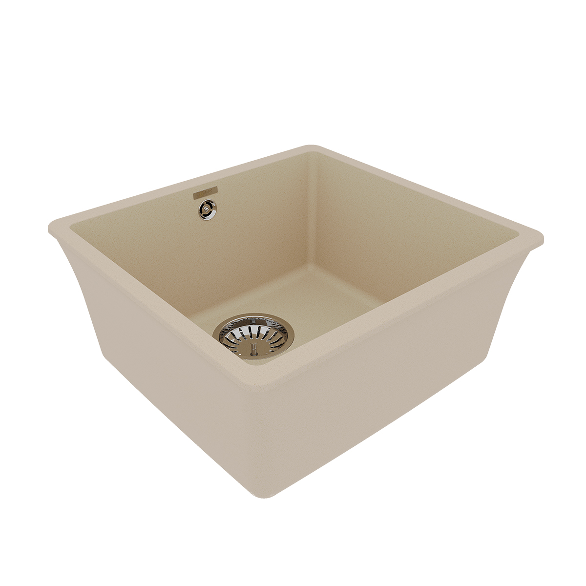 Кухонная мойка Lemark SINARA 440-U подстольного монтажа из кварцгранита, Бежевый