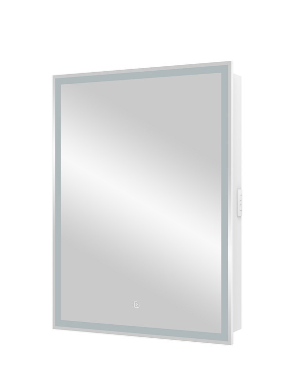 Зеркало-шкаф Allure LED 600х800 левый с розеткой