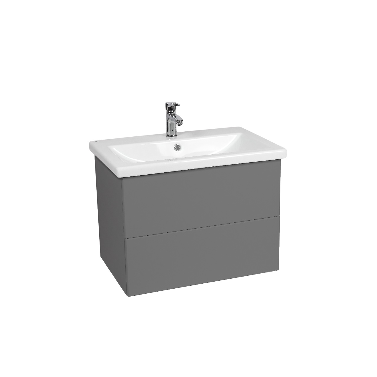 Тумба под раковину VIANT СОФИЯ 60 подвесная графит (VSOF60COG-T2YP)