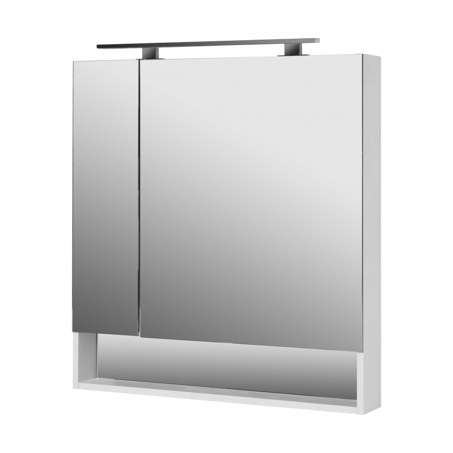GAP Зеркальный шкаф 80, белый глянец, ROCA