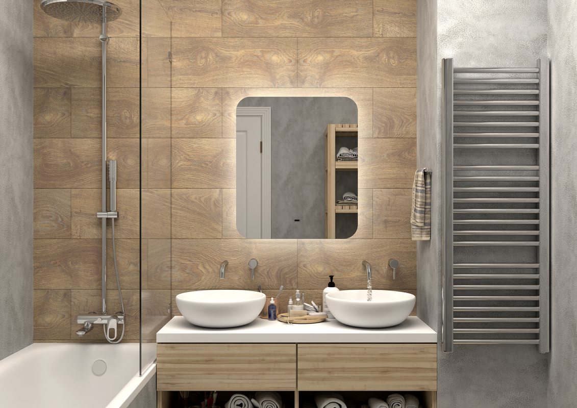 Зеркало Burzhe Led 600х700 бесконтактный сенсор