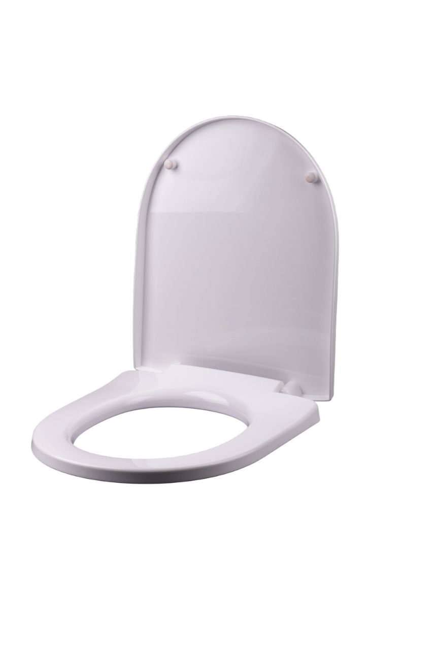 Сиденье для унитаза АНИ Пласт WS0300 из полипропилена с пластиковым креплением