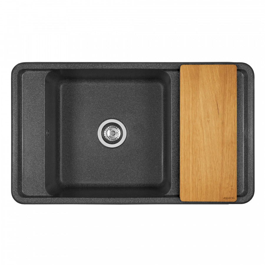 Мойка для кухни  Беллис 87 870x510x250 мм, прямоуг., графит