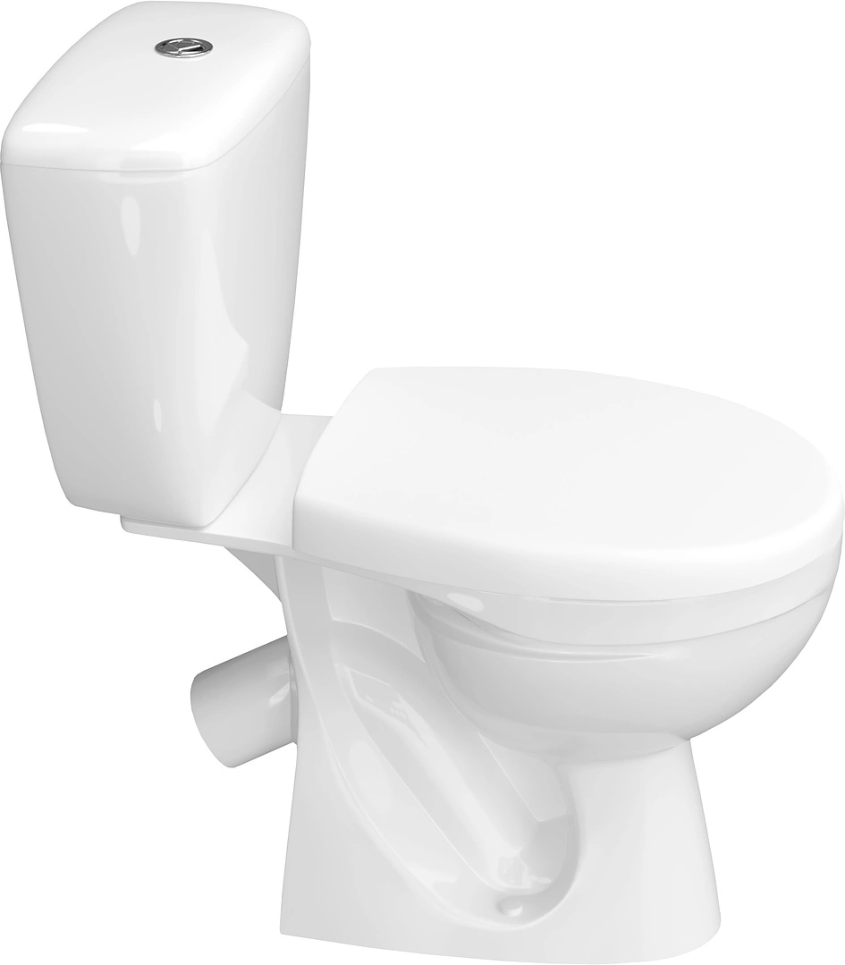 Унитаз-компакт КЕРАМИН ФЕСТ ЖС двухрежимный, сиденье дюропласт CDB00030929 (4810531150923)