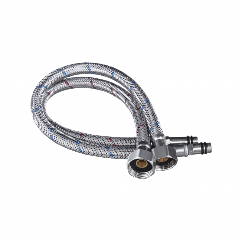 Смеситель для кухни СЛАВЕН Коттедж СЛ-ЦВ-Ф27 черный/хром