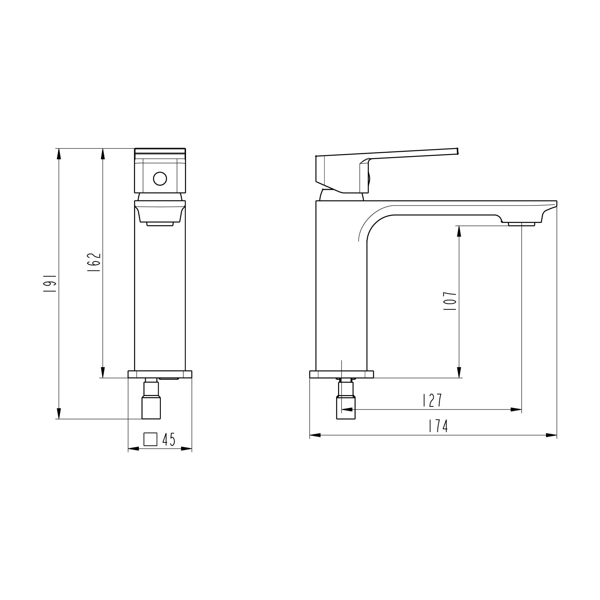 Смеситель для раковины TOKITO OSAKA хром (TOK-OSA-1011)