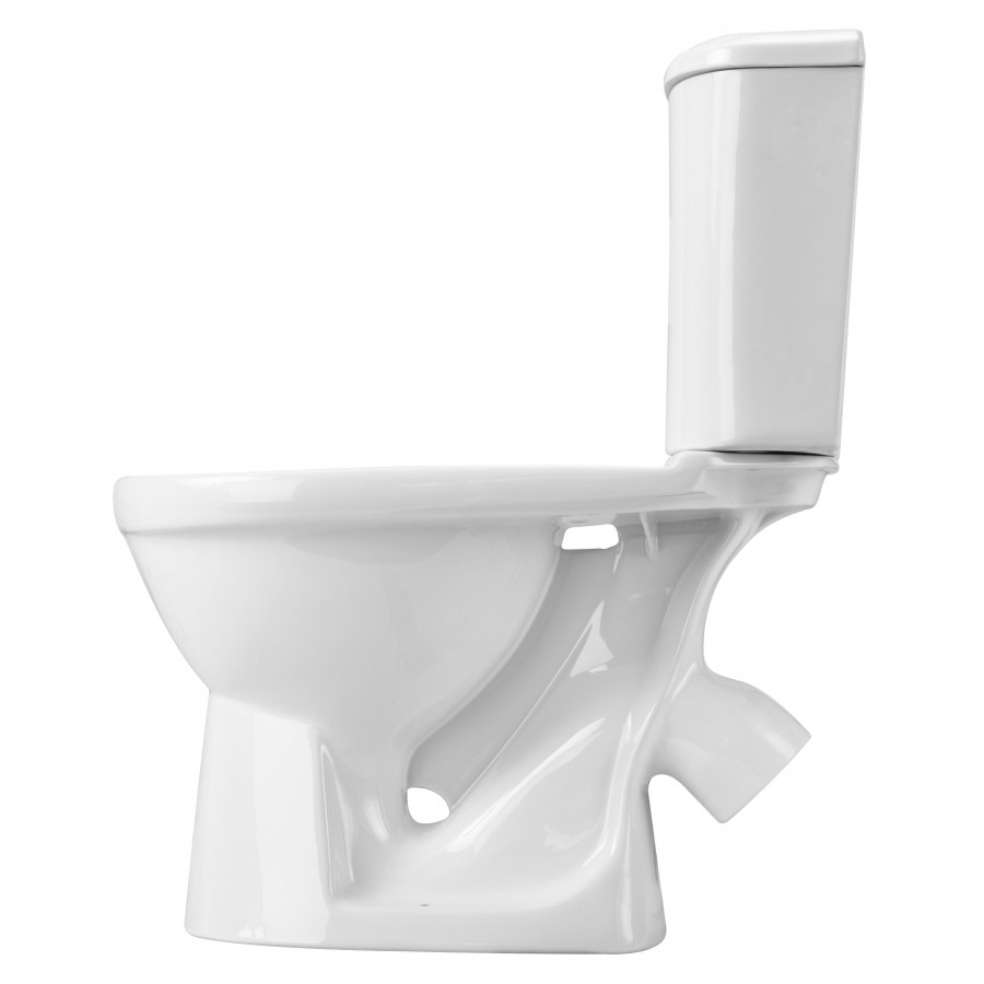 БОРЕАЛЬ Унитаз-компакт, антивсп, накл. вып., ниж. подв., 2-х реж. арм., сид. дюр. Soft-close. САНТЕК