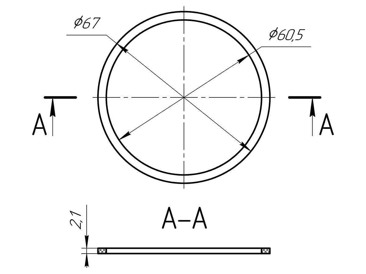 Прокладка АНИ Пласт M090 1 1/2 дюйма 40