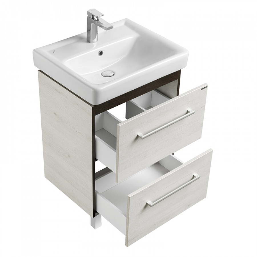 Тумба РОНДА 60, дуб сом (под раковину ТИГОДА 60)