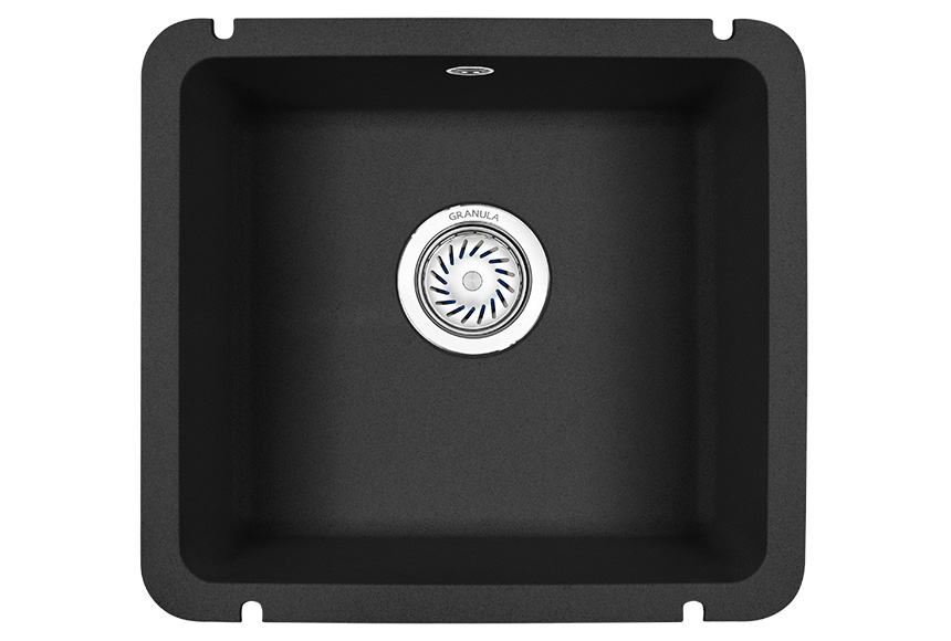 Кухонная мойка GRANULA (3601, ЧЕРНЫЙ)
