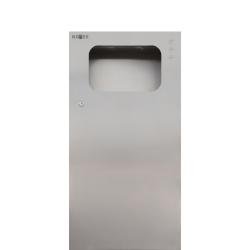 Контейнер для мусора встраиваемый в стену