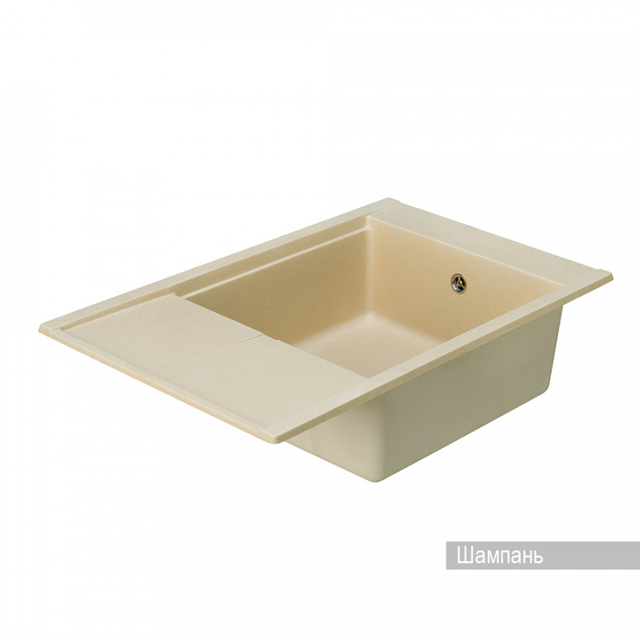 Мойка для кухни Делия 78 787x516x218 мм, прямоуг. с крылом, шампань