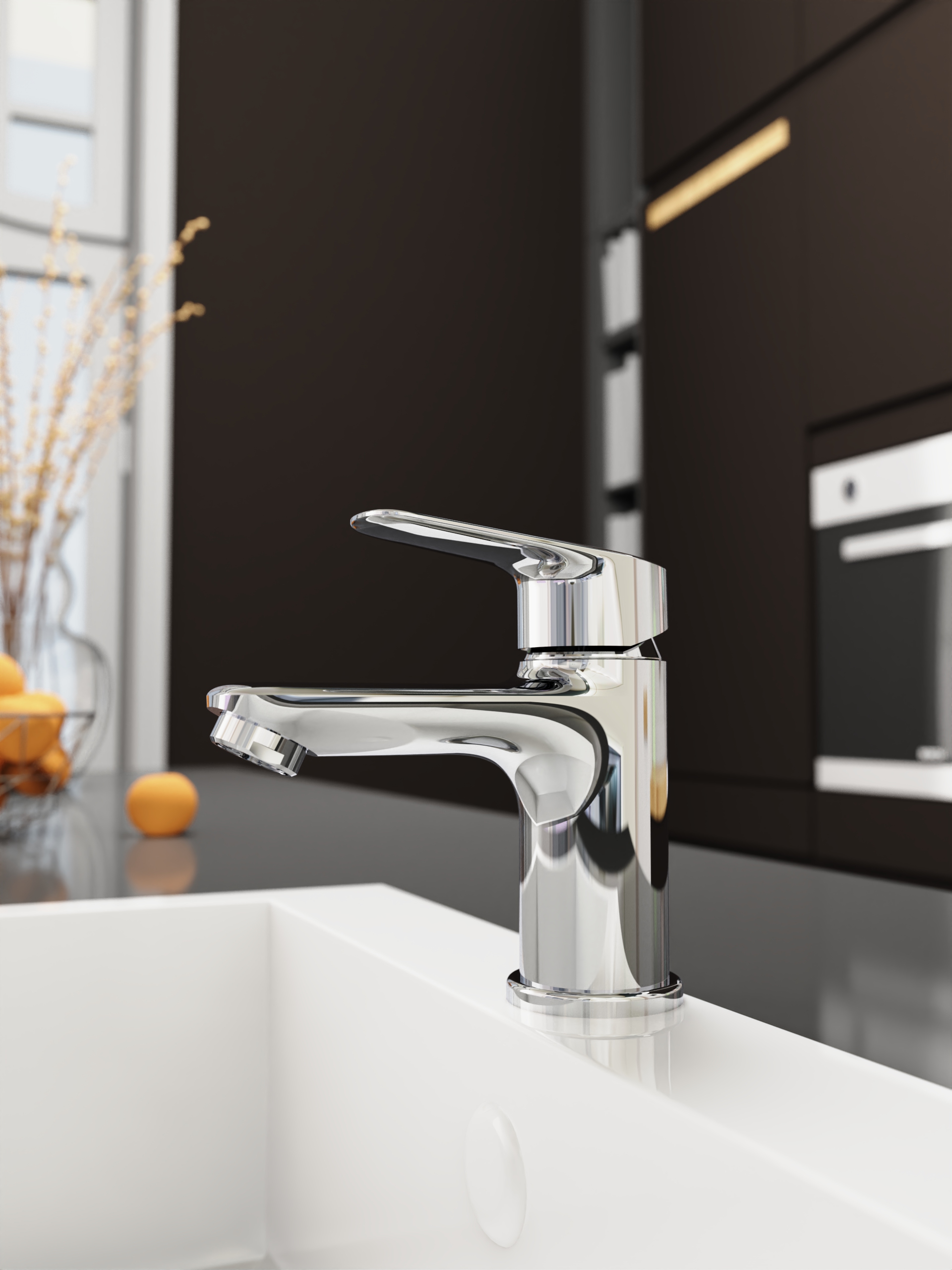 Смеситель для раковины TOKITO HAPPO хром (TOK-HAP-1011)