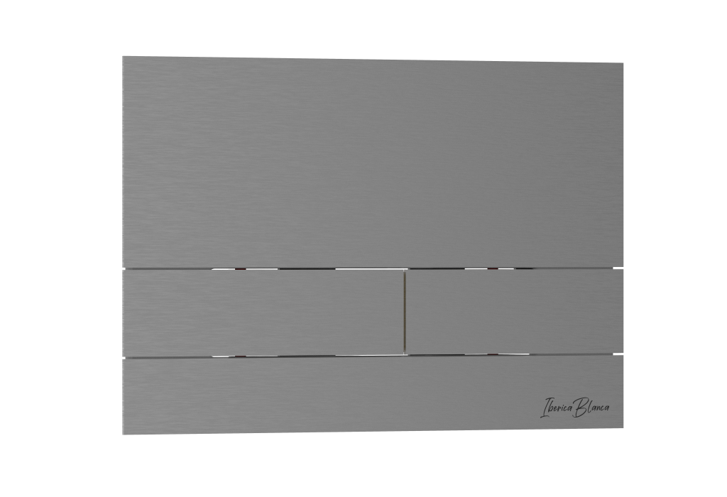 Комплект 2в1 IBERICA BLANCA инсталляция SILENCIO, кнопка смыва INOX-S вороненая сталь (IB001.016.02)