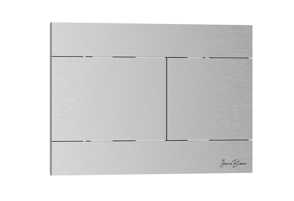 Комплект 2в1 IBERICA BLANCA инсталляция SILENCIO, кнопка смыва INOX-R хром матовый (IB001.015.01)