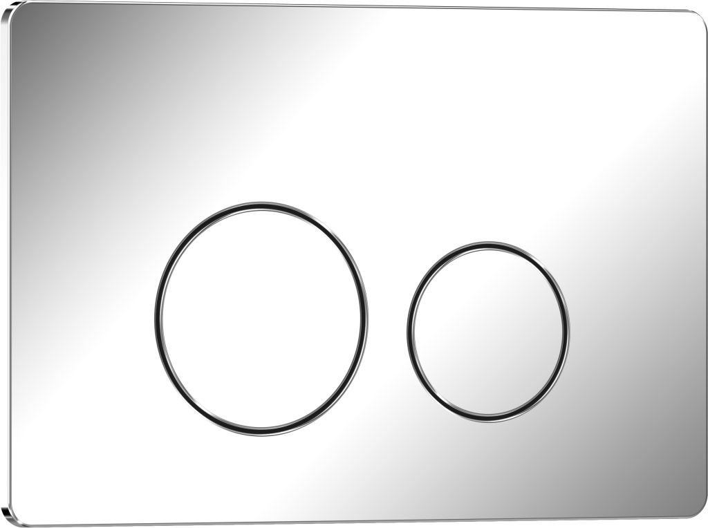 Кнопка смыва IBERICA BLANCA INOX-O нержавеющая сталь, хром глянцевый (IB.B081.003.001)