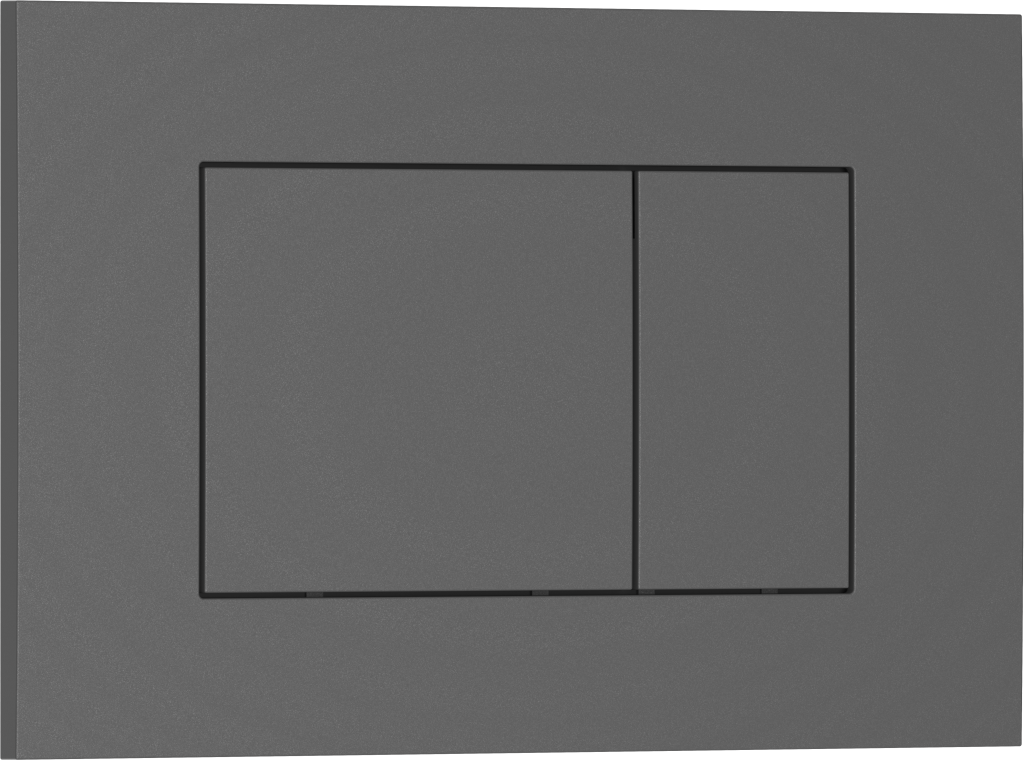 Кнопка смыва IBERICA BLANCA ESTI-S ABS-пластик, серый матовый (IB.B085.008.000)