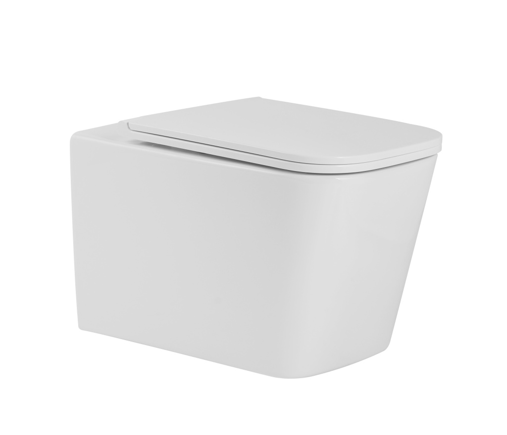 Комплект 3в1 IBERICA BLANCA инсталляция SILENCIO, унитаз TOLEDO ALTO белый, кнопка смыва INOX-S черный матовый (IB001.TLA.234.1604)