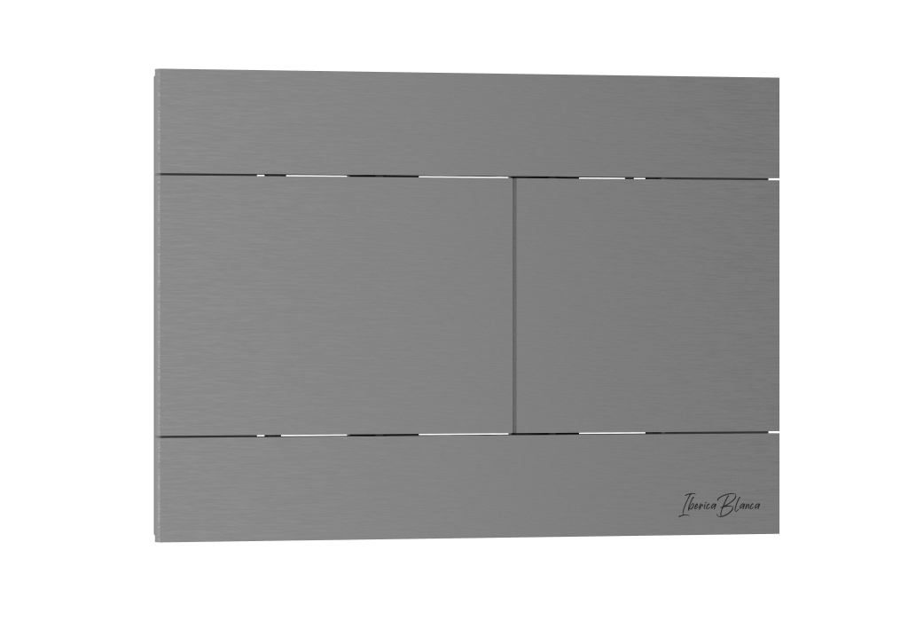 Комплект 2в1 IBERICA BLANCA инсталляция SILENCIO, кнопка смыва INOX-R вороненая сталь (IB001.015.02)