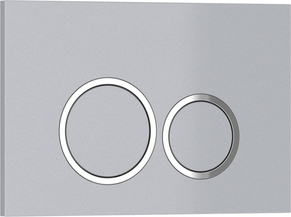 Комплект 2в1 IBERICA BLANCA инсталляция SILENCIO, кнопка смыва ESTI-O хром матовый (IB001.824)