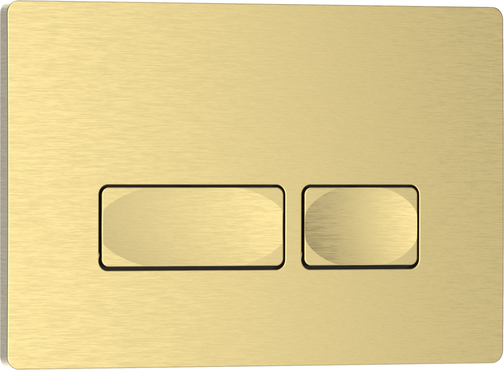 Кнопка смыва IBERICA BLANCA ESTI-R ABS-пластик, золото матовое (IB.B021.005.000)