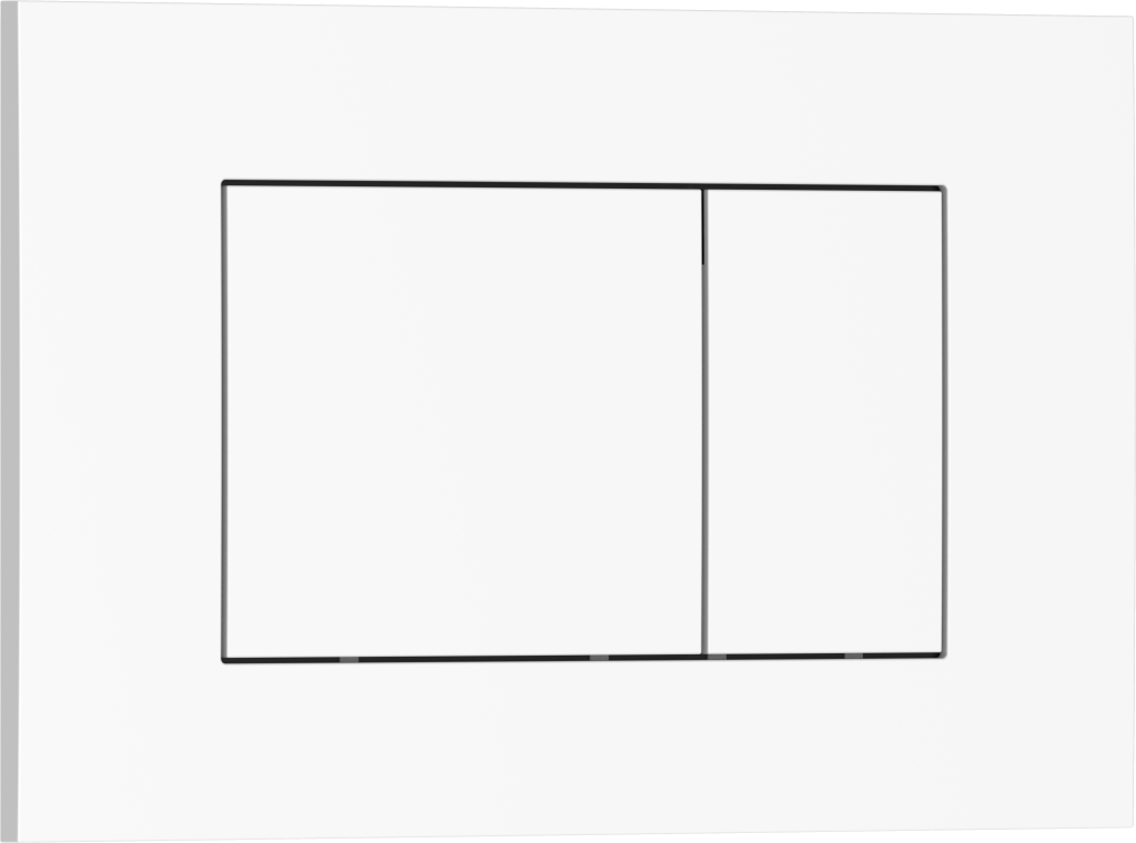 Кнопка смыва IBERICA BLANCA ESTI-S ABS-пластик, белый глянцевый (IB.B085.001.000)