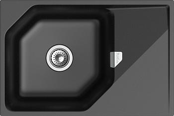 RIVELATO Мойка LOCUS 75  1-чаш 750*500 nero арт.