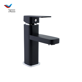 Смеситель для раковины СЛАВЕН Коттедж СЛ-ОД-Н1Ч черный/хром